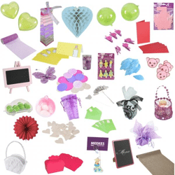 Mixpallet party and decoration items