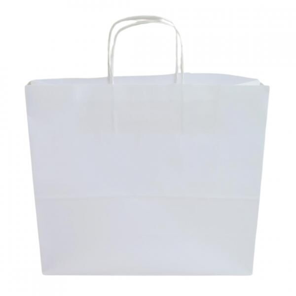 Papiertüte weiß 35 cm Satz von 100