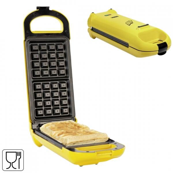 Princess waffle iron Flip yellow 700W