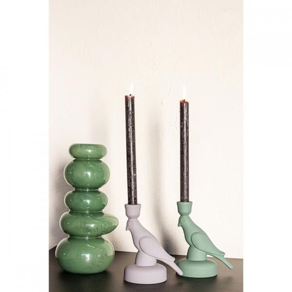 PTMD Kerzenständer Rodan Bird grau 16,5 cm