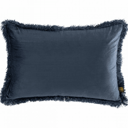 PTMD cushion Nous velvet blue 60 x 40 cm