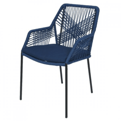 (R) Stacking chair Seville blue 85 cm
