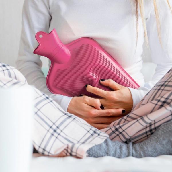 Relaxdays warmwater kruik roze 2 L