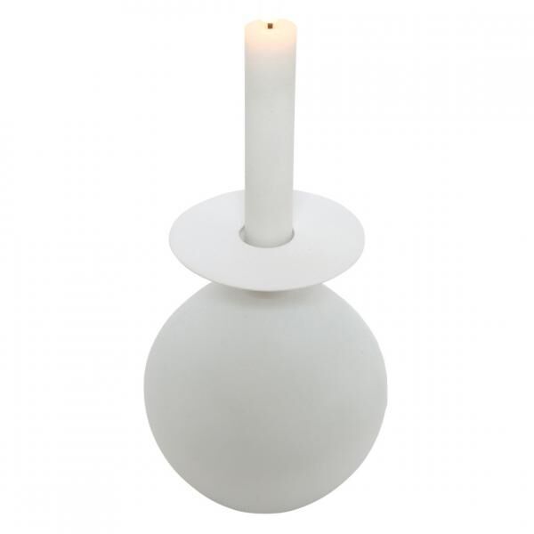 Stjernsund Kerzenring Loua weiss matt 9cm