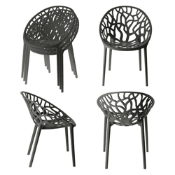 Forest chair, dark gray, approx. 79cmH
