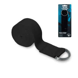 Der Gym Sessions Yoga-Gürtel schwarz 175 cm