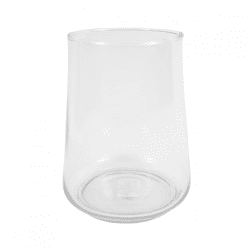 Vase cylinder glass transparent 18 cm