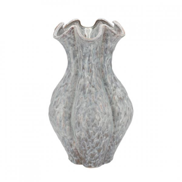 Vase Inga Driss grau 19,5 cm