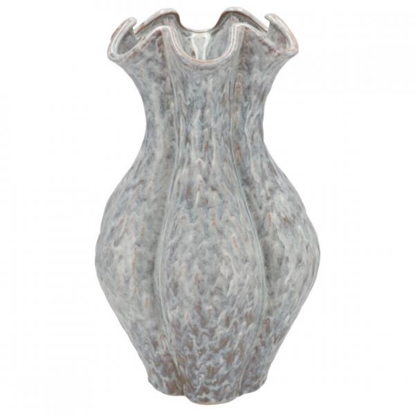 Vase Inga Driss grau 25 cm