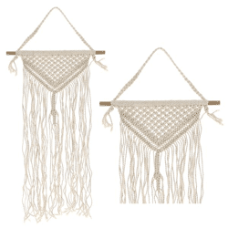 Wall hanger, macramé, approx. 35x75cm