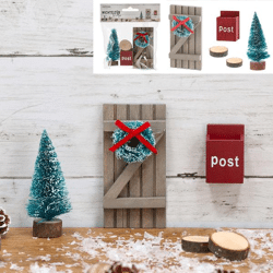 Secret Santa door, 5 pieces, OPP with headcard