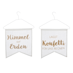 Hanging pennant, 2/s, approx. 26x24cm