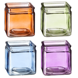 Wind light, angular, colorful, large, approx. 10cmH