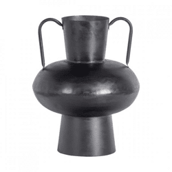 WOOOD vase Vere metal black 37 cm