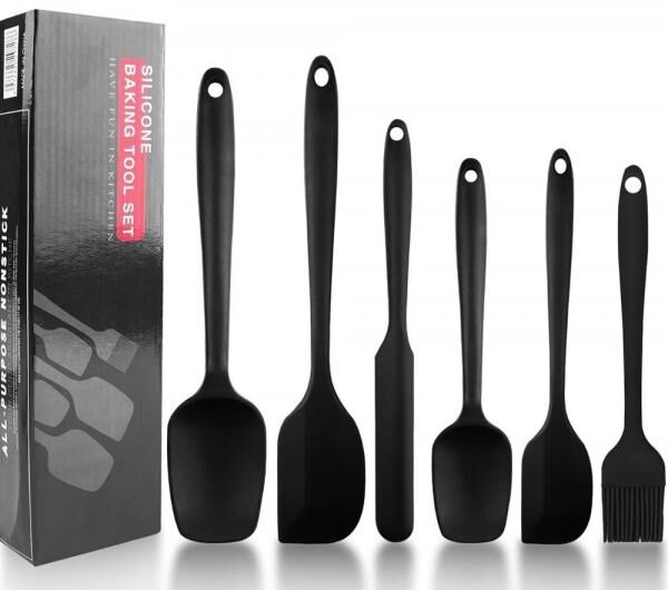 6er Set Silikon Teigschaber &ndash; Magrimaxio