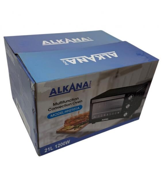ALKANA Mini-Ofen 21L &ndash; Kompakt & 1200W, perfekt f&uuml;r Pizza & Aufl&auml;ufe