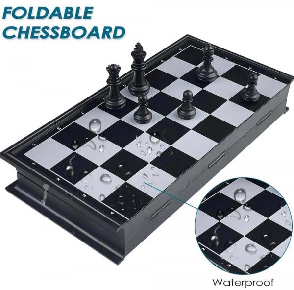 Magnetisches Schachspiel &ndash; faltbar (25 &times; 25 cm)