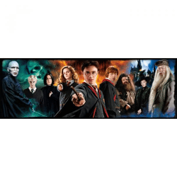 1000 piece jigsaw puzzle Panorama Harry Potter Compact - Harry Potter
