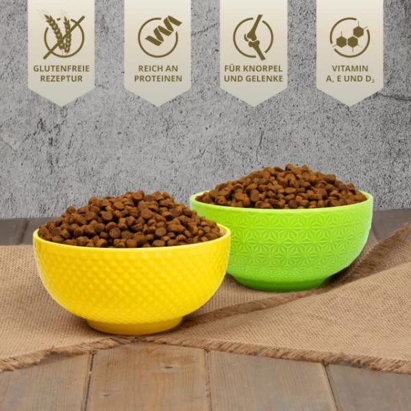 2,5 kg Lecker.Pet® Mia's Adult Herzhaftes Geflügel Katzenfutter Trockenfutter Vollnahrung MHD 4/2026