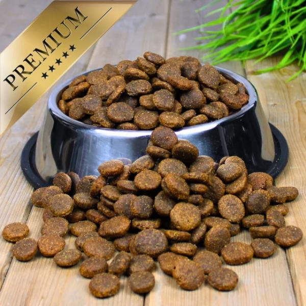 4 kg Lecker.Pet® Gino's Adult Maxi mit Huhn Hundefutter Trockenfutter Vollnahrung MHD 4/2026