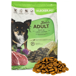 4 kg Lecker.Pet® Josie's Adult Lamm & Reis Hundefutter Trockenfutter Vollnahrung MHD 3/2026