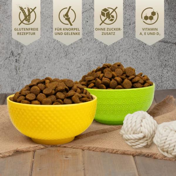 4 kg Lecker.Pet® Josie's Adult Lamm & Reis Hundefutter Trockenfutter Vollnahrung MHD 3/2026