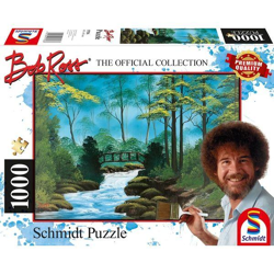 Remote bridge - jigsaw puzzle 1000 pieces - Bob Ross