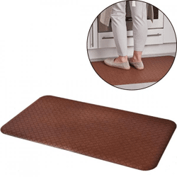 Anti-fatigue mat braided brown 90 x 50 cm