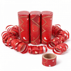 Bindegarn Herz rot 4 Meter 3er Set