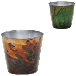 Flower pot Bob Feather L 15 cm 2 assorted