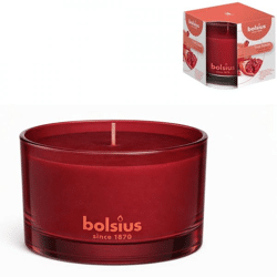 Bolsius Duftkerze im Glas Granatapfel 9,5 x 9,5 cm