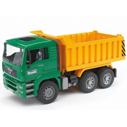 Bruder 02765 - MAN TGA LKW mit Kippmulde, 1:16