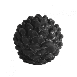 Countryfield Statue Tannenzapfen Donato S schwarz 11 cm