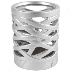 Countryfield Teelichthalter Redmon L silber 15 cm