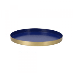 Tray Marrakech blue gold 26 cm