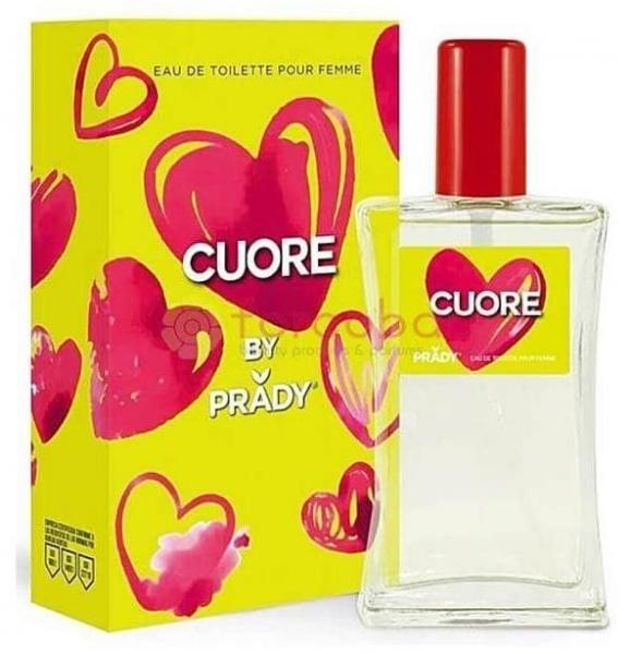 Eau de Toilette for woman 100 ml Cuore - Prady