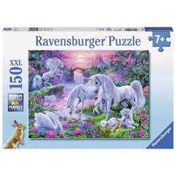 Einhörner im Abendrot - XXL Puzzle 150 Teile