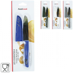 Festicook peeler with knife guard 20 cm 4 assorted