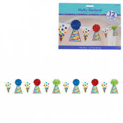 Garland party hats 365 cm