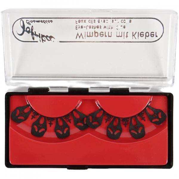 Jofrika Kosmetik künstliche Wimpern Totenkopf 7 cm B-Wahl VE180