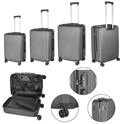 Kofferset A036 3tlg Anthrazit