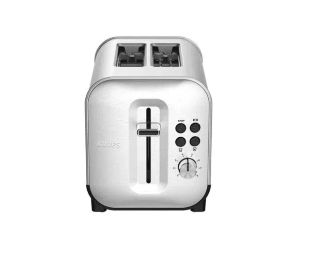 Krups KH682D10 Toaster Edelstahl – 2 Scheiben Röstgerät