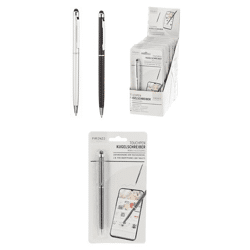 Kugelschreiber m. Smartphone/Tablet Bedienstift, 2/s