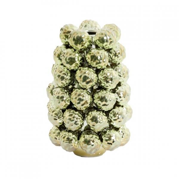 Light & Living Vase Butang Keramik metallisch hellgrün 24,5 cm