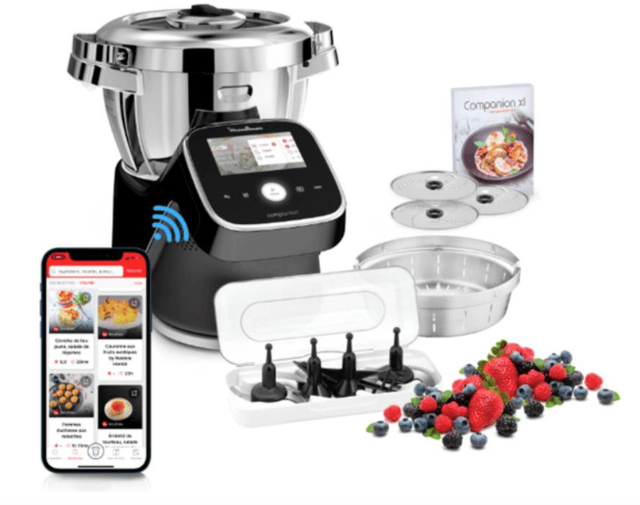 Moulinex HF93D810 i-Companion Touch Pro – Multifunktions Küchenmaschine