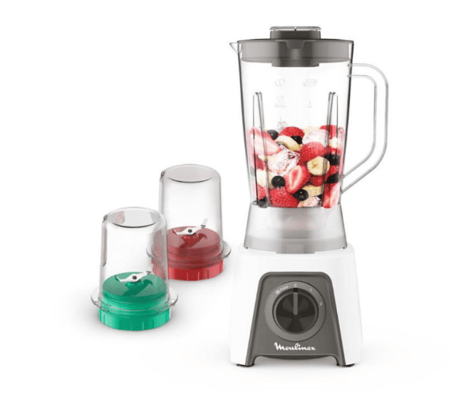 Moulinex LM2C3110 Blender Zerkleinerer Set – Mixer mit 2 Zubehörteilen
