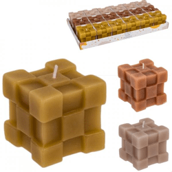 Out of the Blue candle cube 5.5 x 5.5 cm 3 assorted