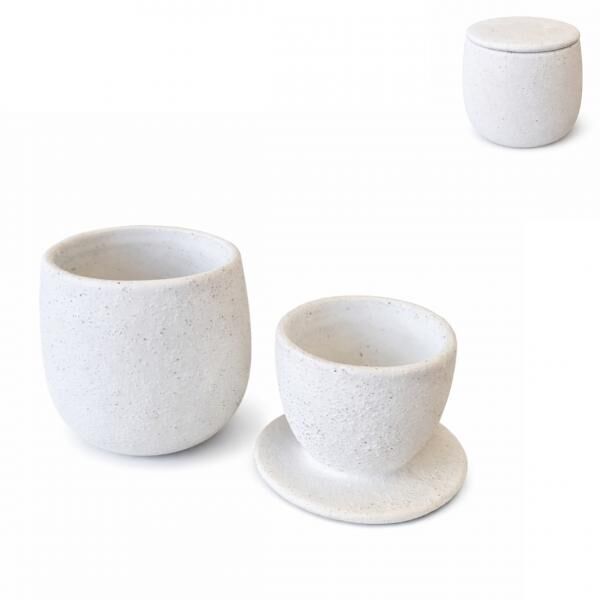 Paju Topf James weiß 10 cm 2-teilig