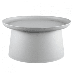 PTMD bijzettafel Nicca grijs 69 cm