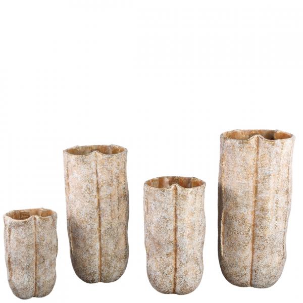 PTMD Blumentopf Roddie hoch M creme 49 cm